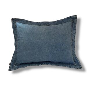 Tommy Hilfiger Denim Pillow Sham 30" Standard Large Cottage Y2K Vintage Boho